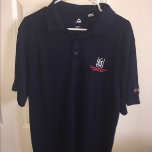 Navy blue golf polo